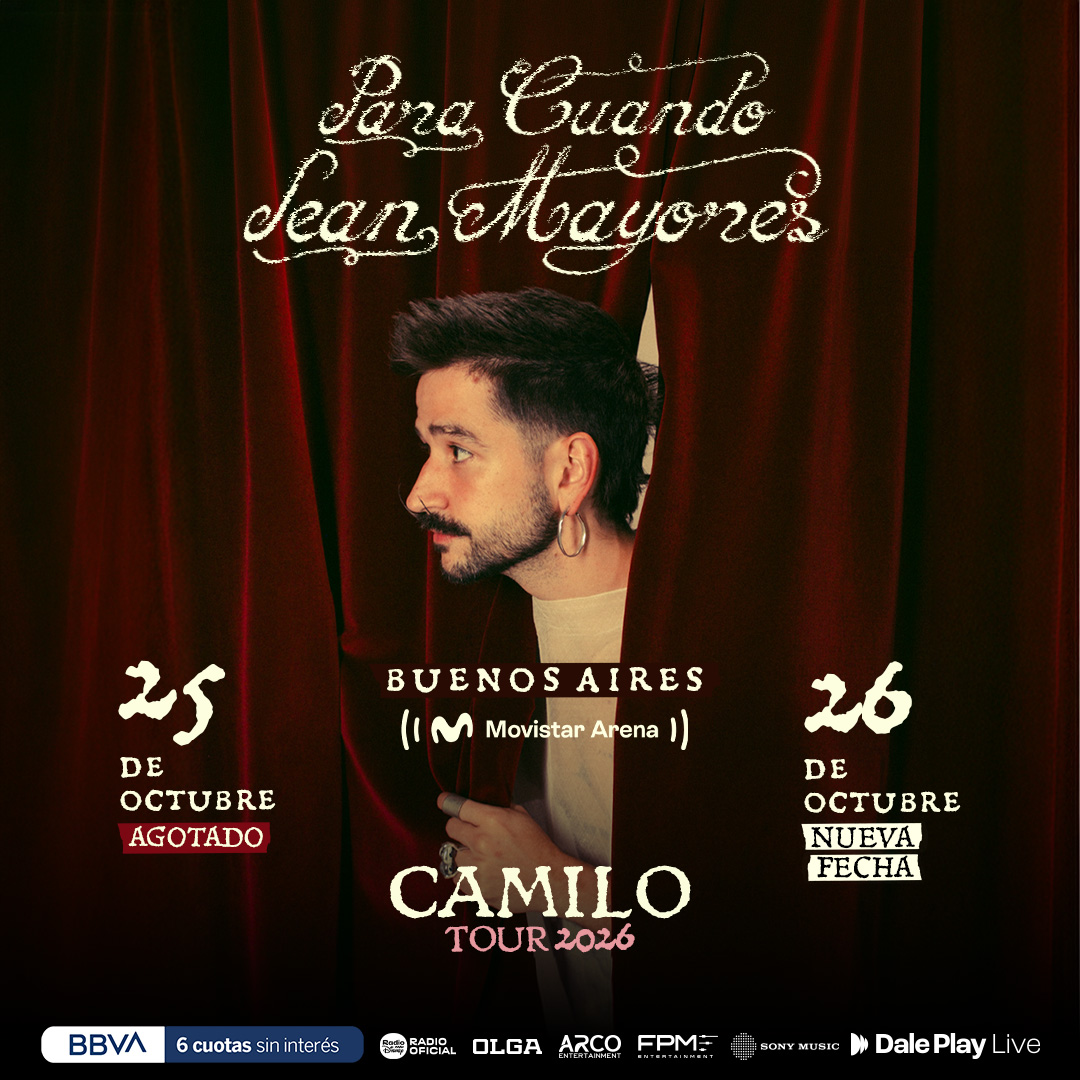 Camilo llega a sus dos Movistar Arena con un nuevo álbum: "Para Cuando Sean Mayores"