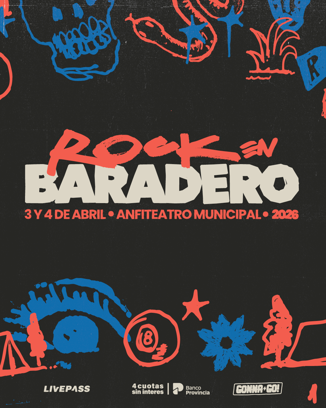 Rock en baradero 2026 flyer