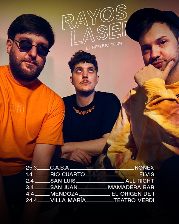 Rayos Laser anuncia la segunda parte de su gira: "El Reflejo", con un sold out en el Konex